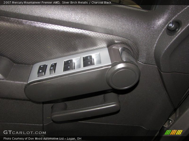 Silver Birch Metallic / Charcoal Black 2007 Mercury Mountaineer Premier AWD