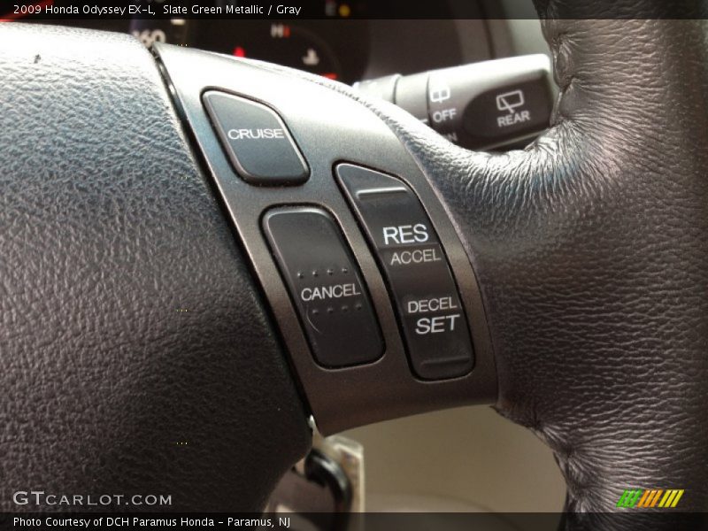 Slate Green Metallic / Gray 2009 Honda Odyssey EX-L