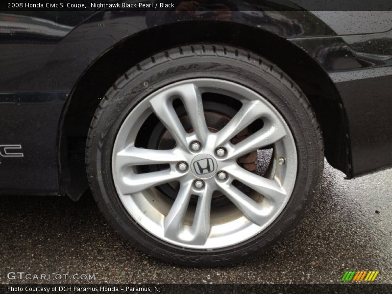 Nighthawk Black Pearl / Black 2008 Honda Civic Si Coupe