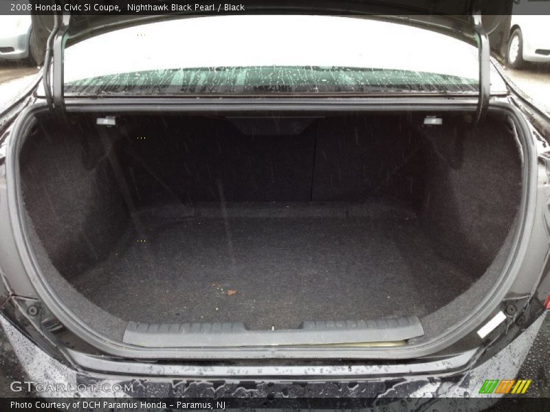 Nighthawk Black Pearl / Black 2008 Honda Civic Si Coupe