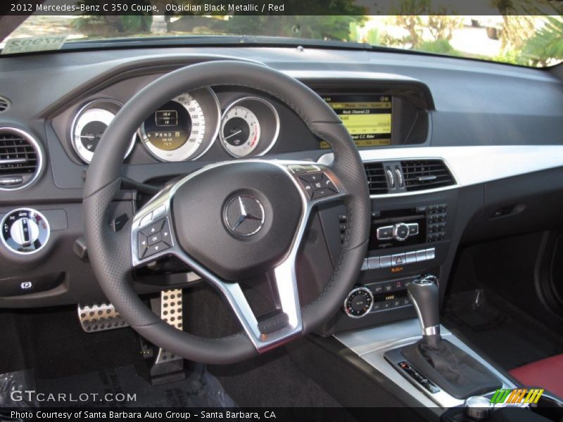 Dashboard of 2012 C 350 Coupe