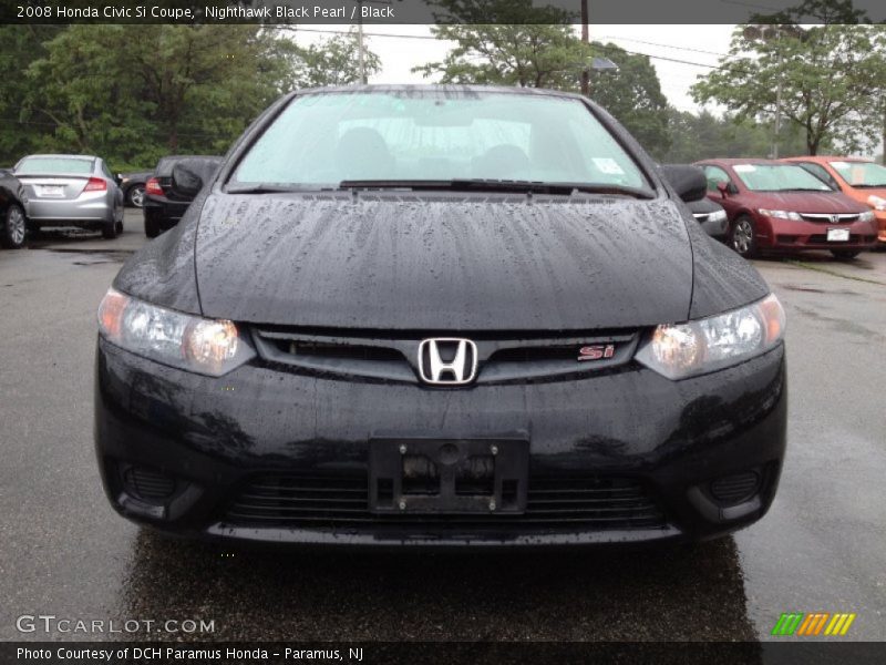 Nighthawk Black Pearl / Black 2008 Honda Civic Si Coupe