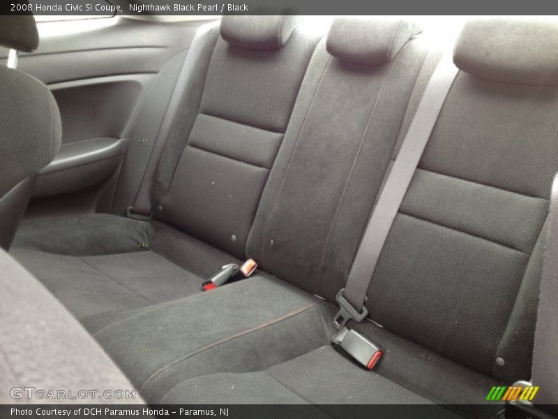 Nighthawk Black Pearl / Black 2008 Honda Civic Si Coupe