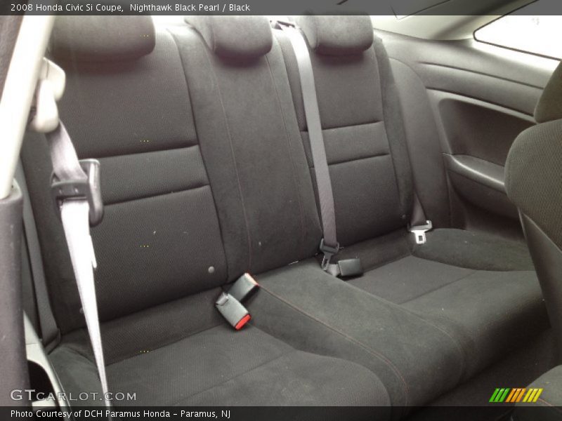 Nighthawk Black Pearl / Black 2008 Honda Civic Si Coupe
