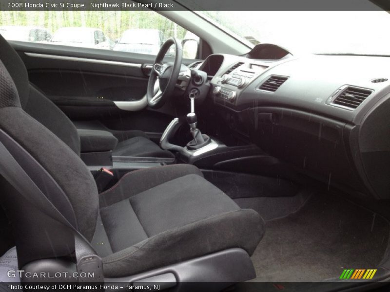 Nighthawk Black Pearl / Black 2008 Honda Civic Si Coupe