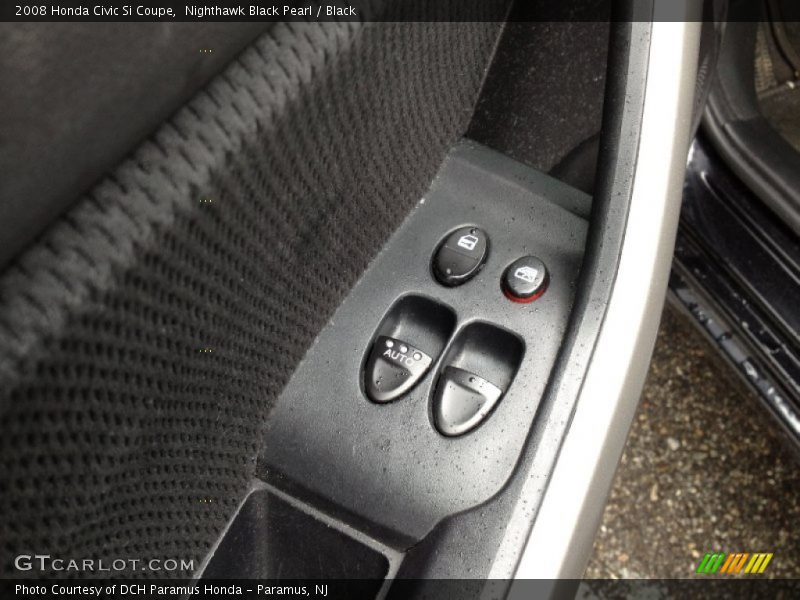 Nighthawk Black Pearl / Black 2008 Honda Civic Si Coupe