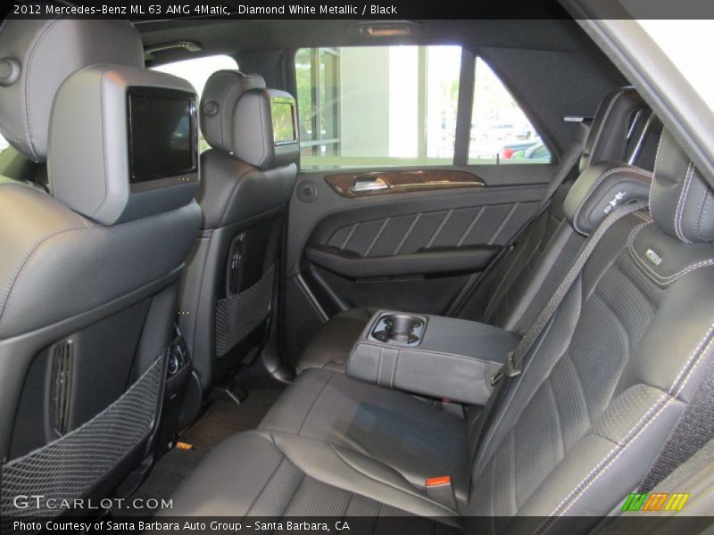 Rear Seat of 2012 ML 63 AMG 4Matic