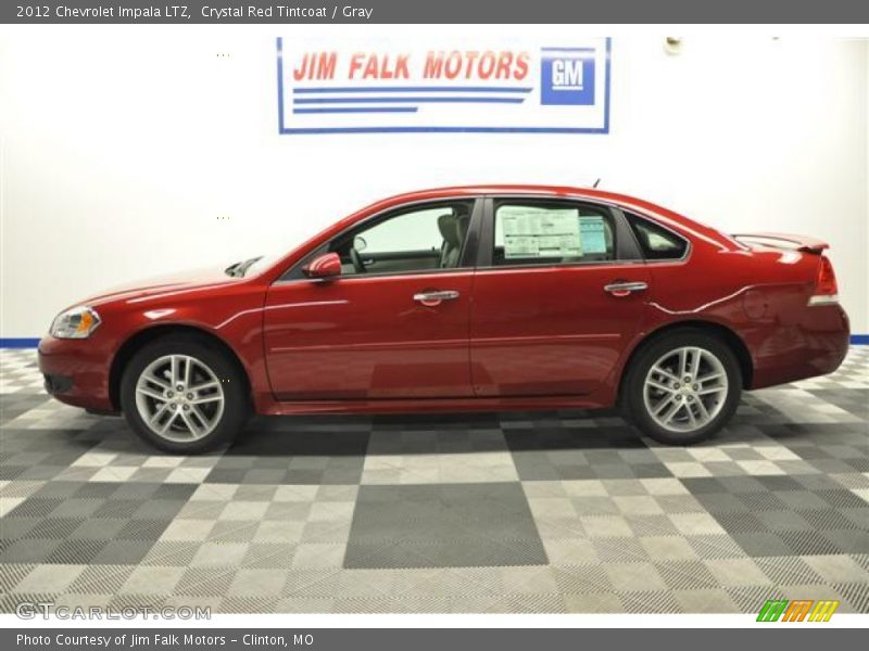 Crystal Red Tintcoat / Gray 2012 Chevrolet Impala LTZ