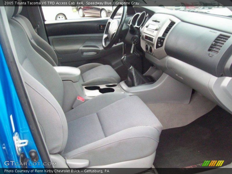  2005 Tacoma V6 TRD Access Cab 4x4 Graphite Gray Interior