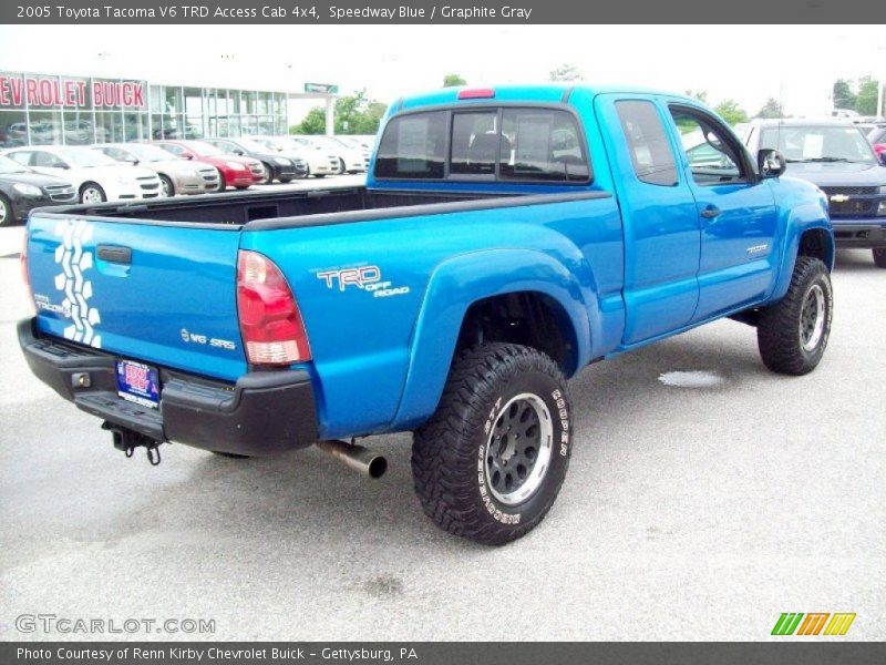 Speedway Blue / Graphite Gray 2005 Toyota Tacoma V6 TRD Access Cab 4x4