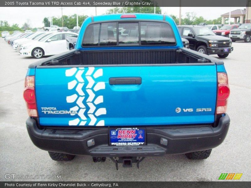 Speedway Blue / Graphite Gray 2005 Toyota Tacoma V6 TRD Access Cab 4x4