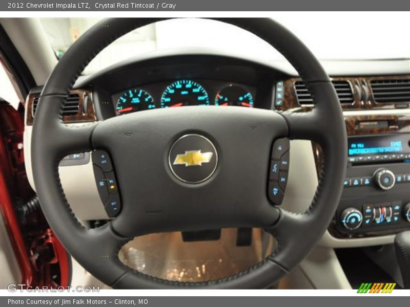 Crystal Red Tintcoat / Gray 2012 Chevrolet Impala LTZ
