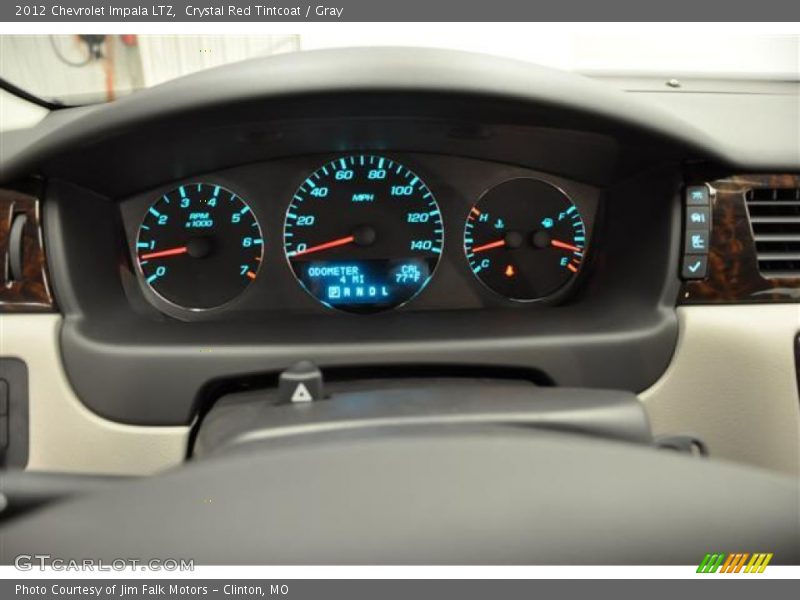 Crystal Red Tintcoat / Gray 2012 Chevrolet Impala LTZ
