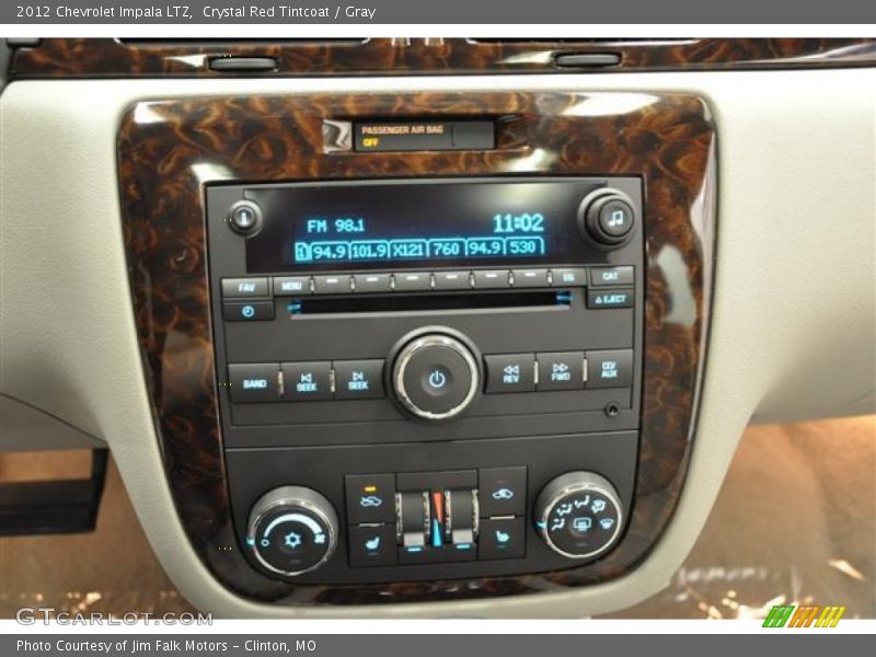 Crystal Red Tintcoat / Gray 2012 Chevrolet Impala LTZ