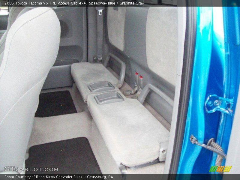 Rear Seat of 2005 Tacoma V6 TRD Access Cab 4x4