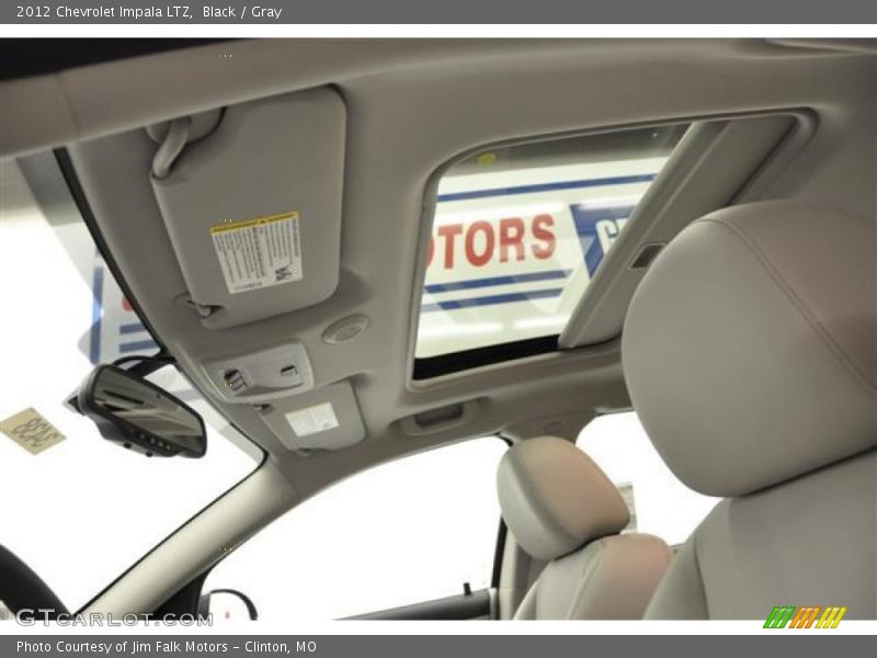 Black / Gray 2012 Chevrolet Impala LTZ