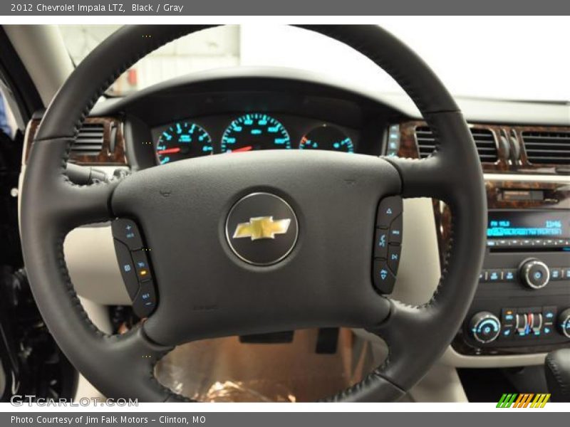 Black / Gray 2012 Chevrolet Impala LTZ