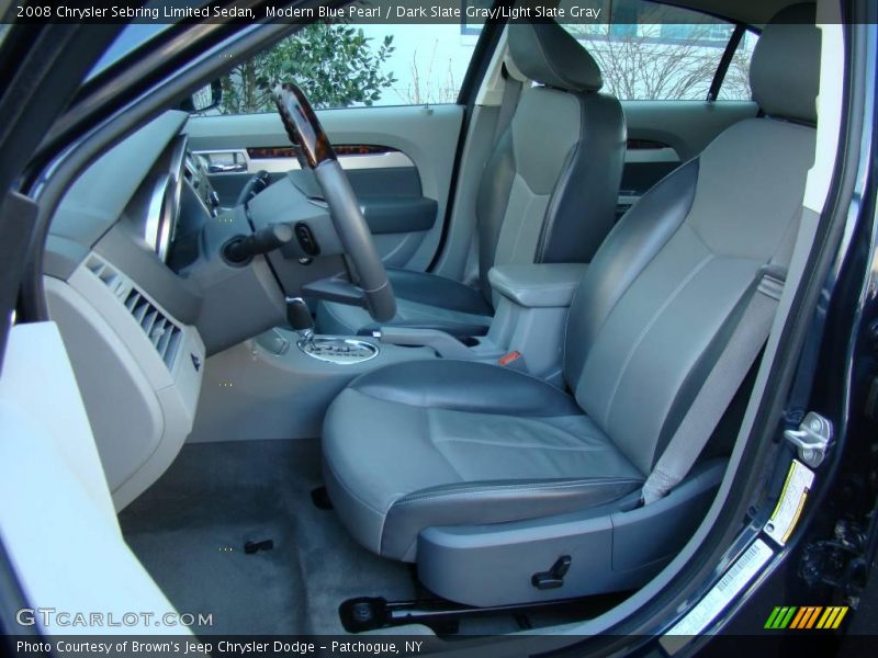 Modern Blue Pearl / Dark Slate Gray/Light Slate Gray 2008 Chrysler Sebring Limited Sedan