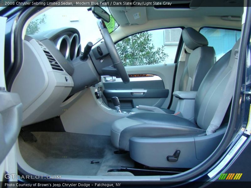 Modern Blue Pearl / Dark Slate Gray/Light Slate Gray 2008 Chrysler Sebring Limited Sedan
