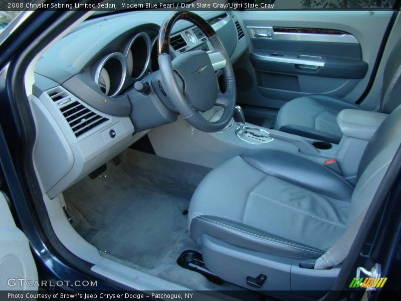 Modern Blue Pearl / Dark Slate Gray/Light Slate Gray 2008 Chrysler Sebring Limited Sedan