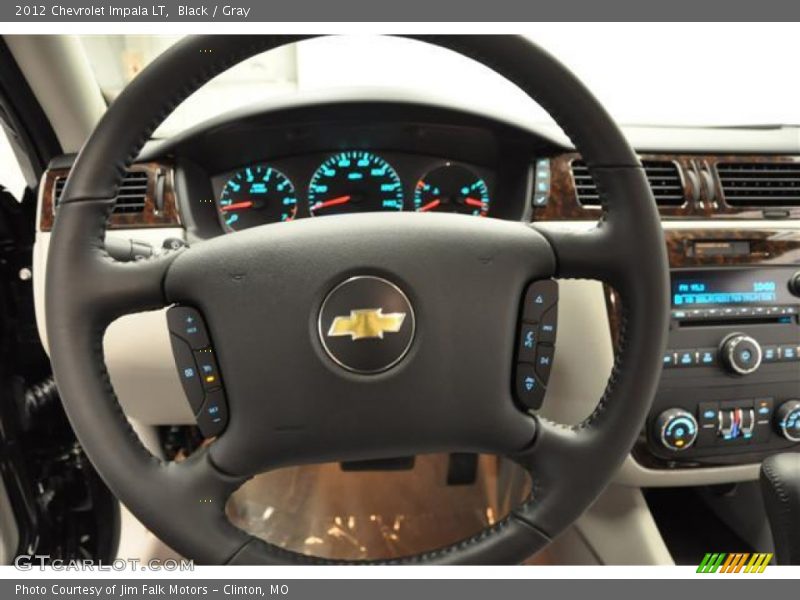 Black / Gray 2012 Chevrolet Impala LT