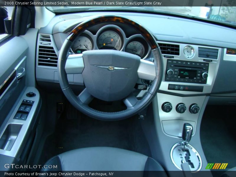 Modern Blue Pearl / Dark Slate Gray/Light Slate Gray 2008 Chrysler Sebring Limited Sedan