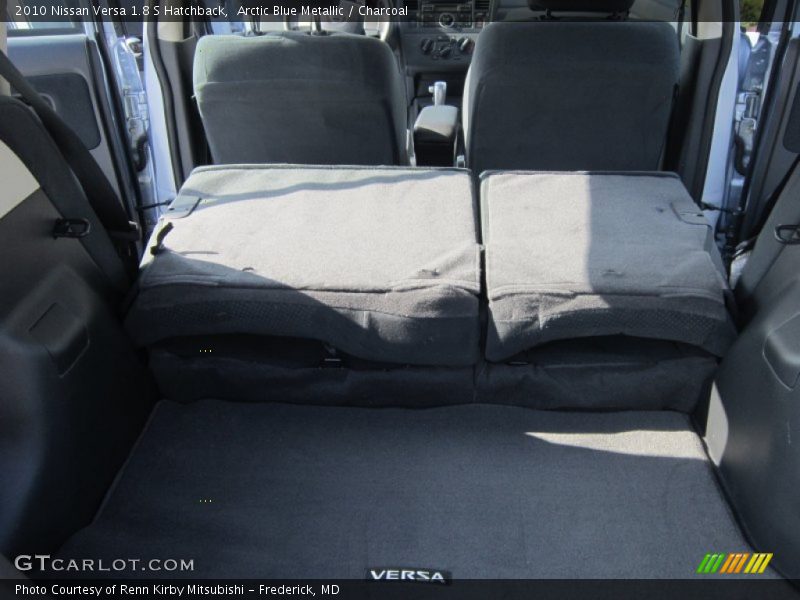 Arctic Blue Metallic / Charcoal 2010 Nissan Versa 1.8 S Hatchback