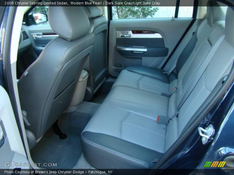Modern Blue Pearl / Dark Slate Gray/Light Slate Gray 2008 Chrysler Sebring Limited Sedan