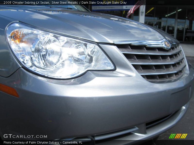Silver Steel Metallic / Dark Slate Gray/Light Slate Gray 2008 Chrysler Sebring LX Sedan