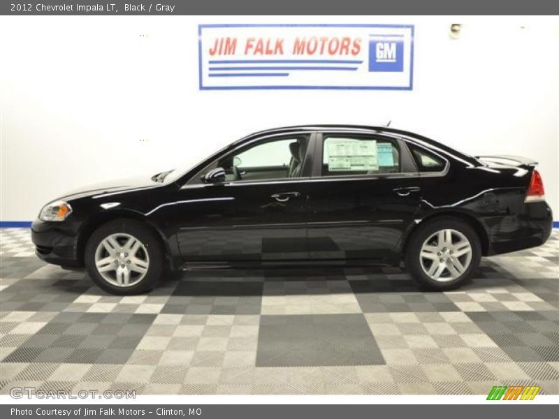 Black / Gray 2012 Chevrolet Impala LT