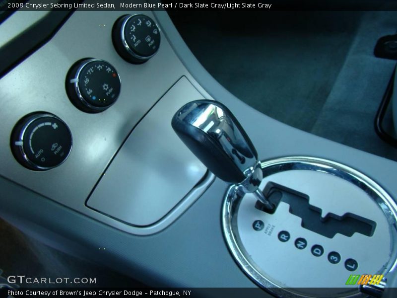 Modern Blue Pearl / Dark Slate Gray/Light Slate Gray 2008 Chrysler Sebring Limited Sedan