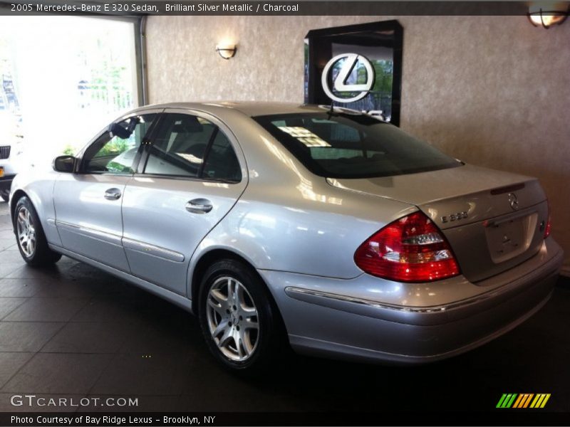 Brilliant Silver Metallic / Charcoal 2005 Mercedes-Benz E 320 Sedan