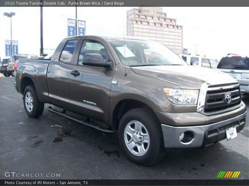 Pyrite Brown Mica / Sand Beige 2010 Toyota Tundra Double Cab