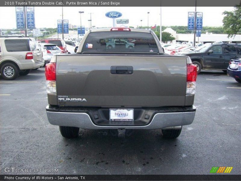 Pyrite Brown Mica / Sand Beige 2010 Toyota Tundra Double Cab