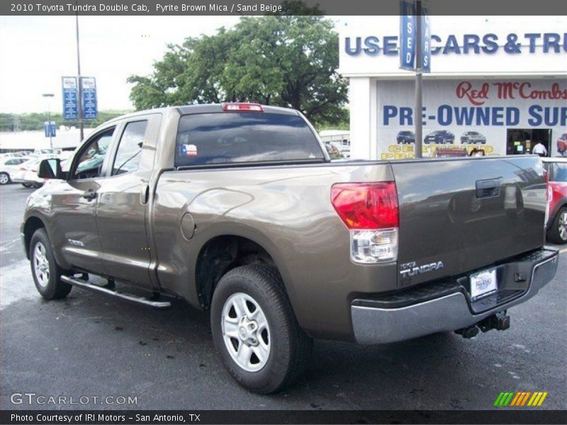 Pyrite Brown Mica / Sand Beige 2010 Toyota Tundra Double Cab