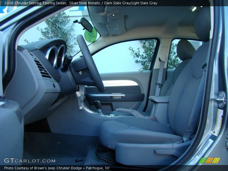 Silver Steel Metallic / Dark Slate Gray/Light Slate Gray 2008 Chrysler Sebring Touring Sedan