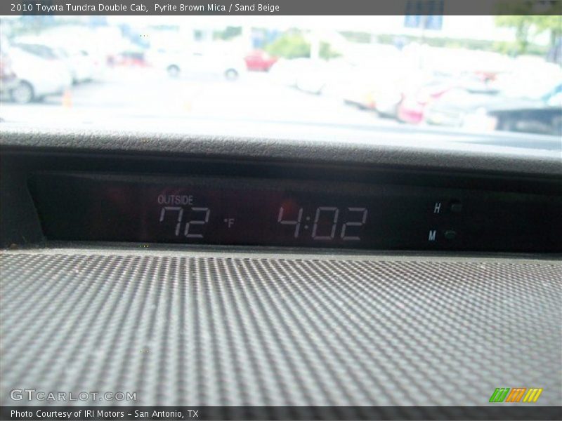 Pyrite Brown Mica / Sand Beige 2010 Toyota Tundra Double Cab