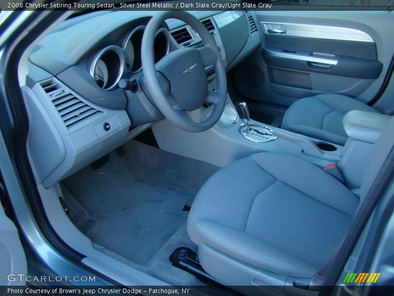 Silver Steel Metallic / Dark Slate Gray/Light Slate Gray 2008 Chrysler Sebring Touring Sedan