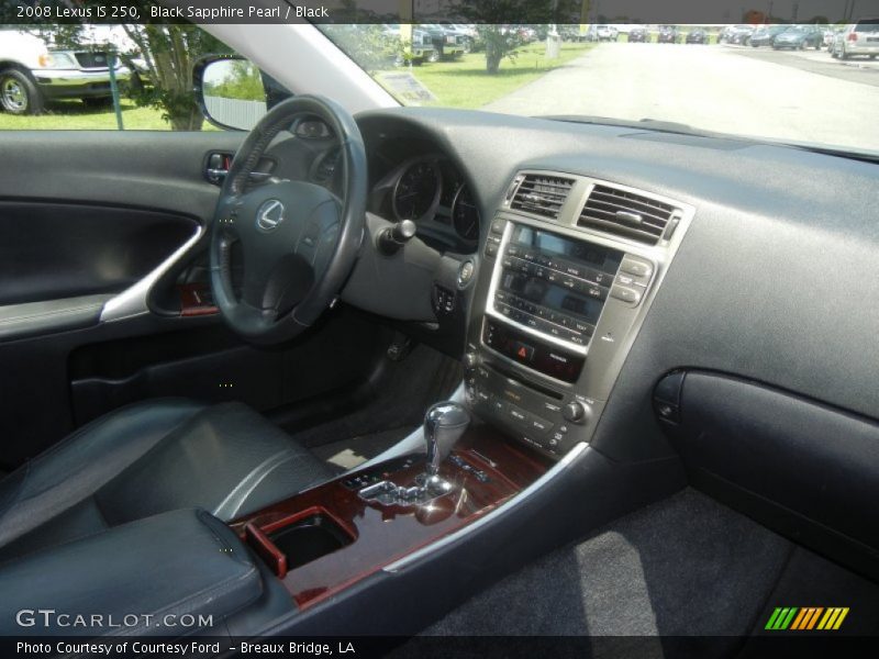 Black Sapphire Pearl / Black 2008 Lexus IS 250