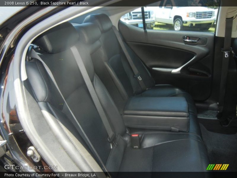 Black Sapphire Pearl / Black 2008 Lexus IS 250