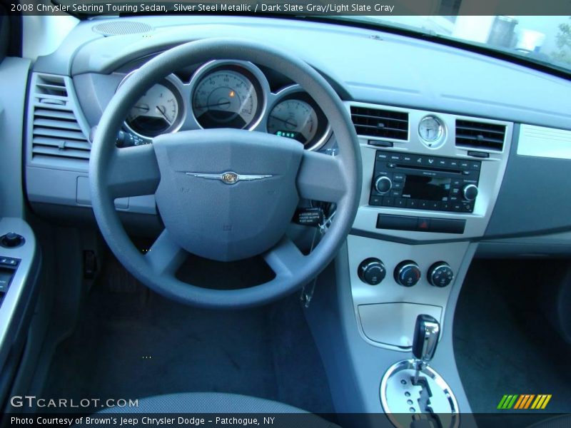 Silver Steel Metallic / Dark Slate Gray/Light Slate Gray 2008 Chrysler Sebring Touring Sedan