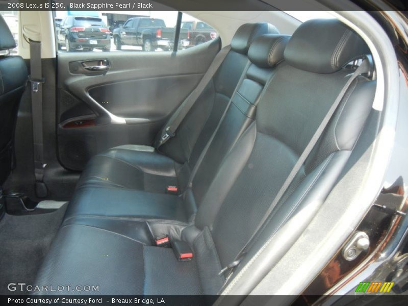 Black Sapphire Pearl / Black 2008 Lexus IS 250