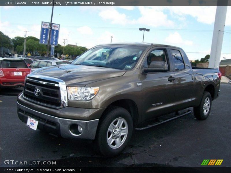 Pyrite Brown Mica / Sand Beige 2010 Toyota Tundra Double Cab