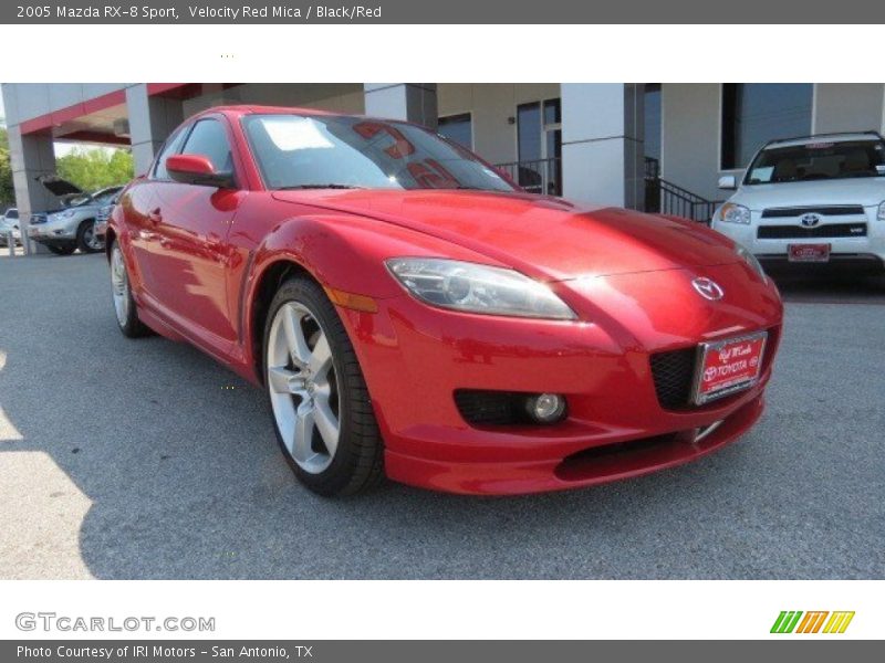 Velocity Red Mica / Black/Red 2005 Mazda RX-8 Sport