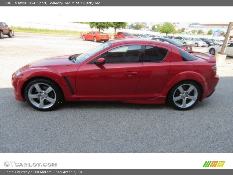 Velocity Red Mica / Black/Red 2005 Mazda RX-8 Sport