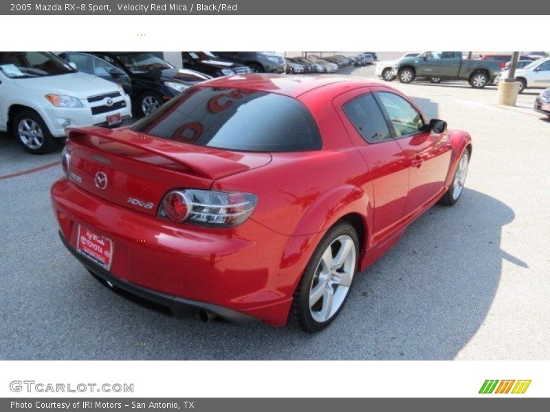 Velocity Red Mica / Black/Red 2005 Mazda RX-8 Sport