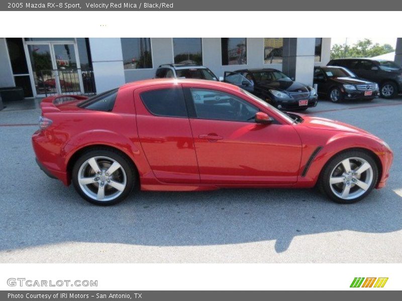 Velocity Red Mica / Black/Red 2005 Mazda RX-8 Sport