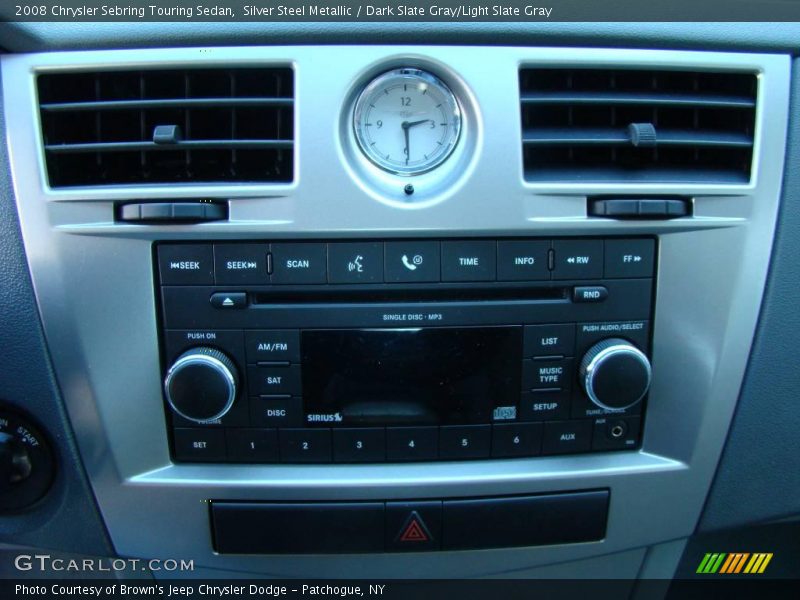 Silver Steel Metallic / Dark Slate Gray/Light Slate Gray 2008 Chrysler Sebring Touring Sedan