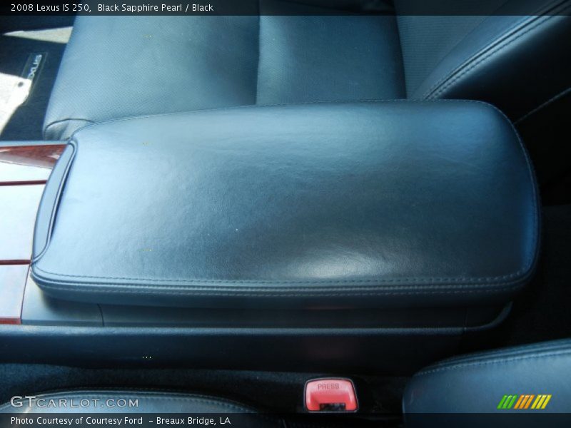 Black Sapphire Pearl / Black 2008 Lexus IS 250