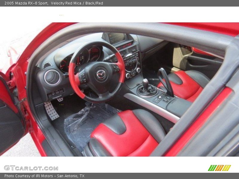 Velocity Red Mica / Black/Red 2005 Mazda RX-8 Sport
